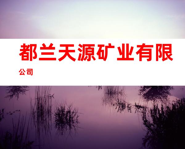 都兰天源矿业有限公司